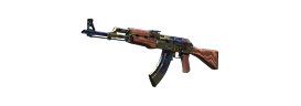 AK-47 Case Hardened wapen skin uit CS2.