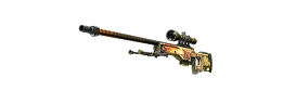 AWP Dragon Lore sniper skin uit CS2.