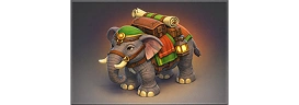 Frostivus Elephant courier item uit Dota 2.