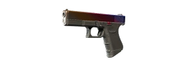 Glock-18 Fade pistool skin uit Counter-Strike 2.